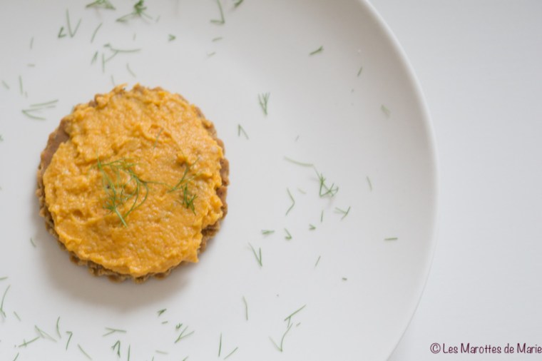 2016 03 28 Hummus patate douce crackers vegan Les Marotets de Marie-1