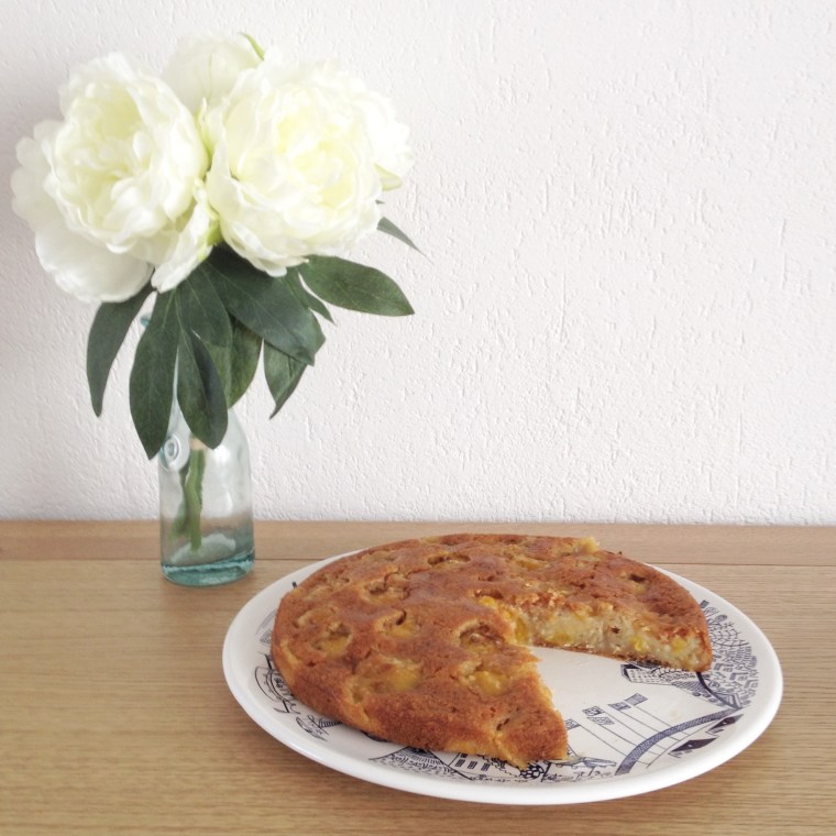 Gateau vegan aux prunes - les Marottes de Marie