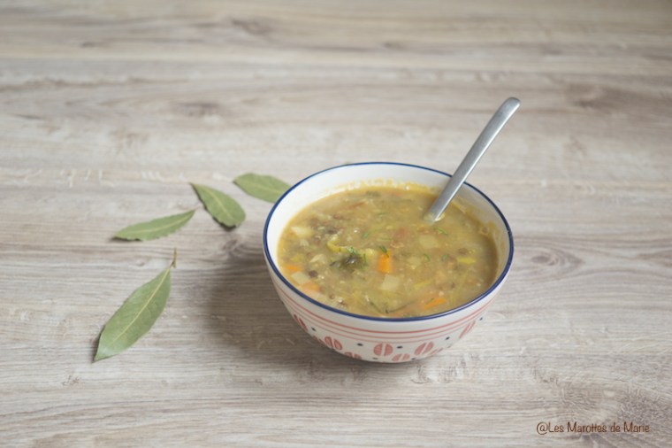 soupe lentilles vegan