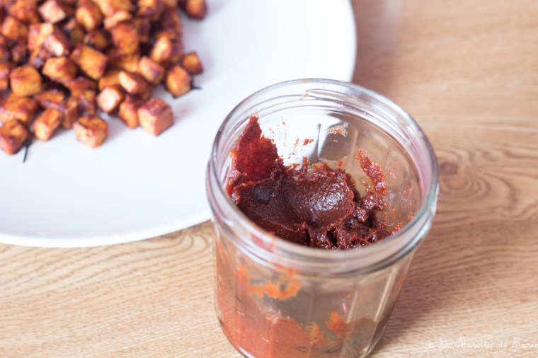 2020 05 10 tofu sauce gojuchang vegan Les marottes de marie-4